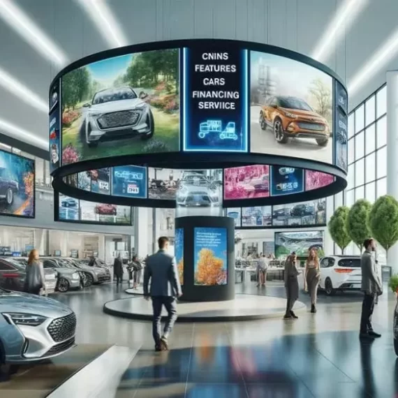 Digital Signage Display for Automobile Showrooms Qatar